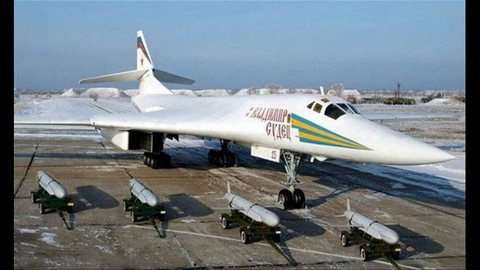 俄羅斯擬採用TU-160M2超音速轟炸機作為基礎，研發超音速客機。（網圖）