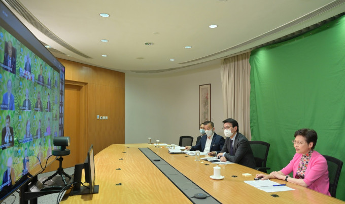 林鄭月娥出席亞太經合組織領導人非正式會議。新聞處圖片