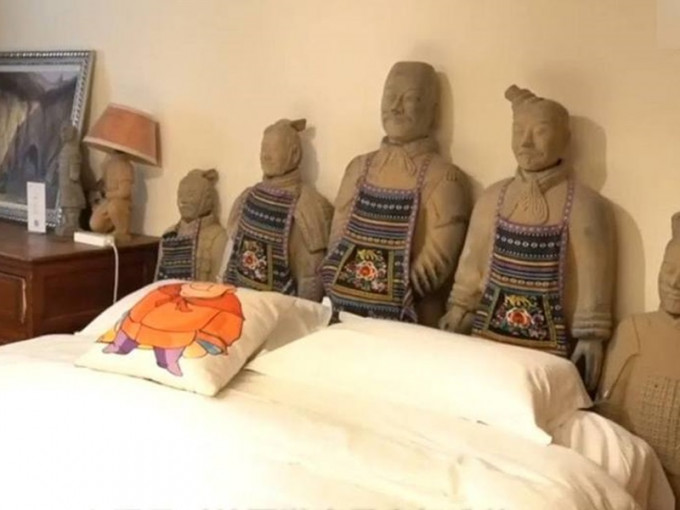 西安兵馬俑酒店大受外國客歡迎。網圖