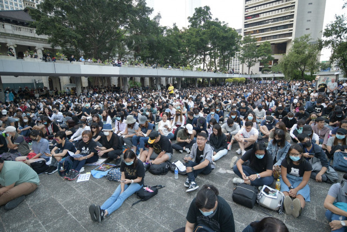 周六下午中环再有集会。资料图片