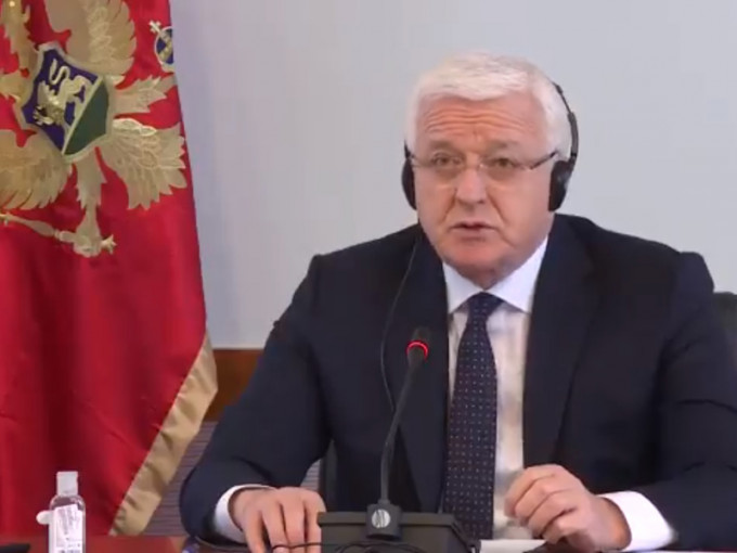 黑山总理马尔科维奇表示，该国首次出现确诊新冠肺炎病例，为两名女性患者。(Twitter图)