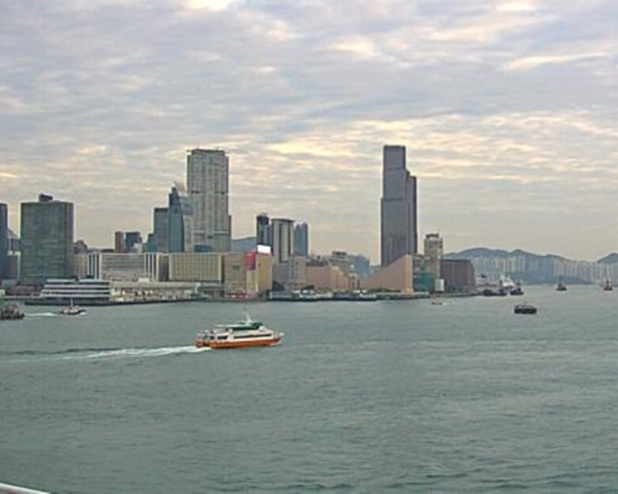 本港地区今日天气预测天气寒冷及乾燥。天文台图片