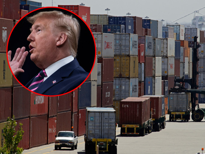 據報特朗普已批准中美首階段貿易協議。AP