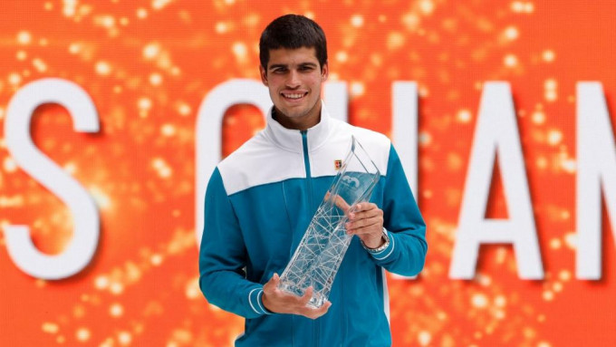 艾卡拉斯成为史上首位在迈阿密网赛称霸的西班牙球员。Reuters