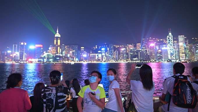 旅游事务署表示「幻彩咏香江」灯光音乐汇演将于今日暂停。资料图片