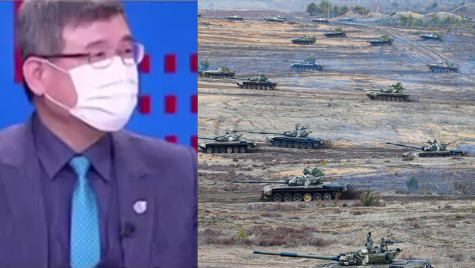 綠營名嘴吳嘉隆認為美國不出兵烏克蘭才能保台。