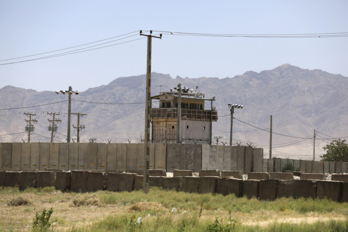 阿富汗巴格拉姆空軍基地。AP資料圖片