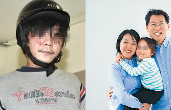台湾女童「小灯泡」被杀害一年，姐姐「小蝌蚪」首开腔。左为凶手。