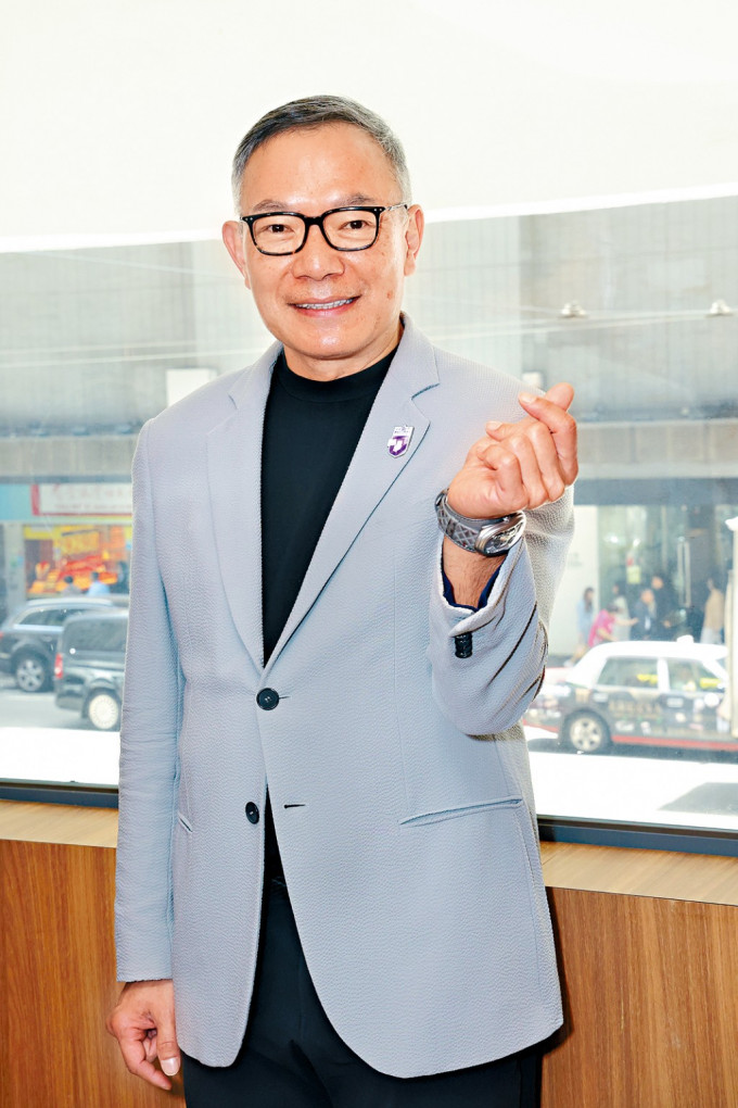 謝偉俊在出席活動時，坦承愛妻出現腦退化問題。