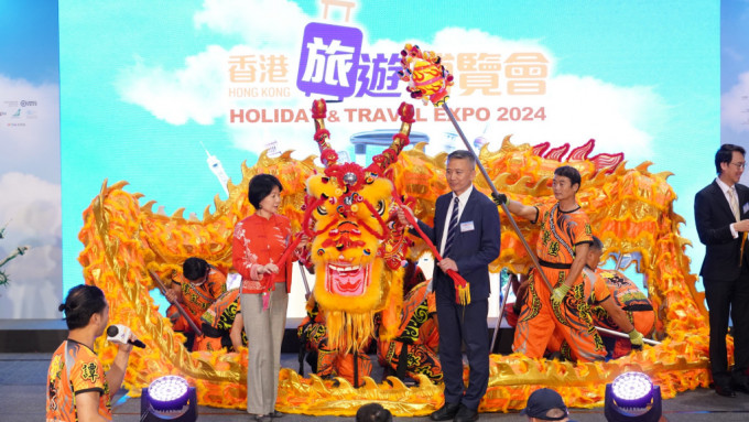 香港旅游博览会2024开幕礼。叶伟豪摄