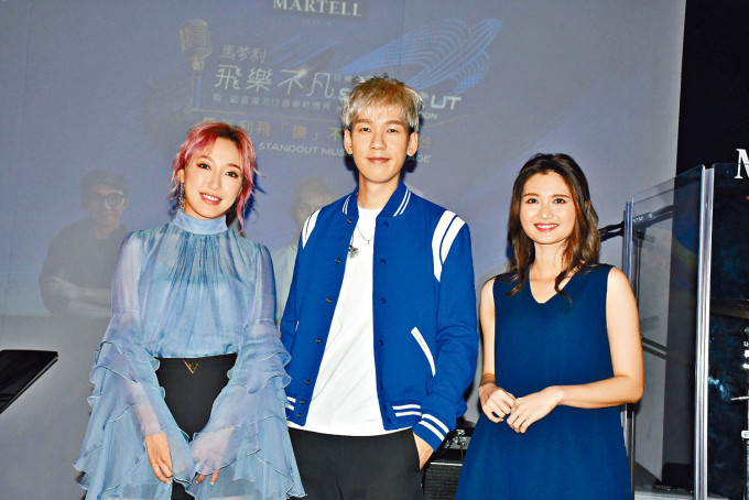 ■左起：叶巧琳、林奕匡及黄妍担任导师。