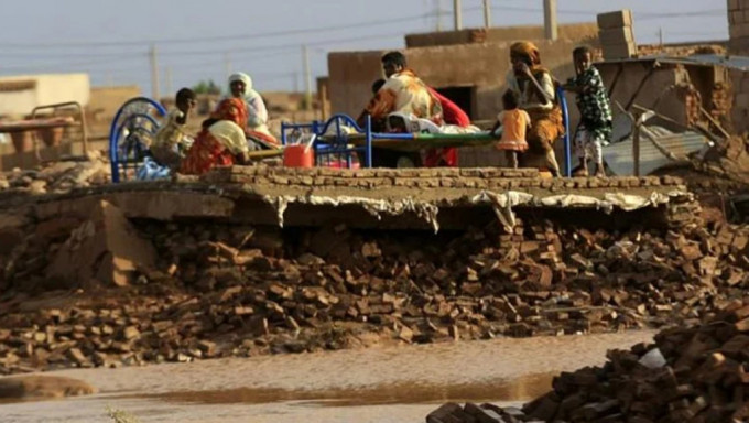 蘇丹今次洪災至少52人死農作物損失嚴重。REUTERS