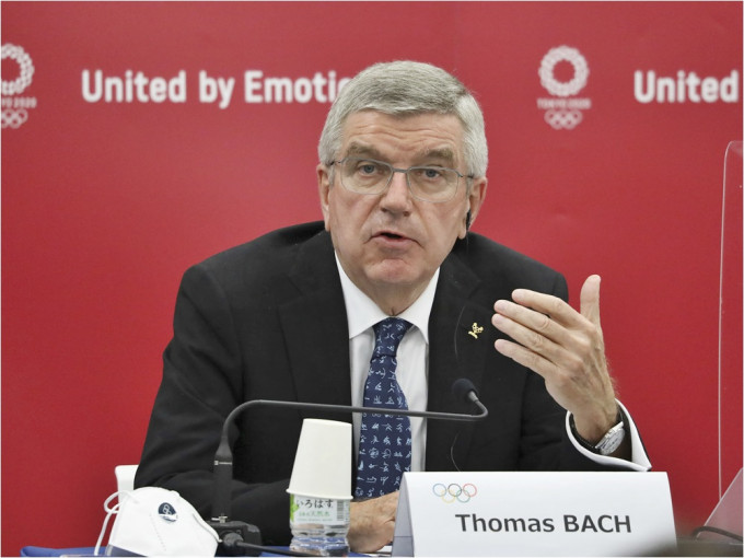国际奥委会主席巴赫强调，强调东奥将会如期举办。AP资料图片