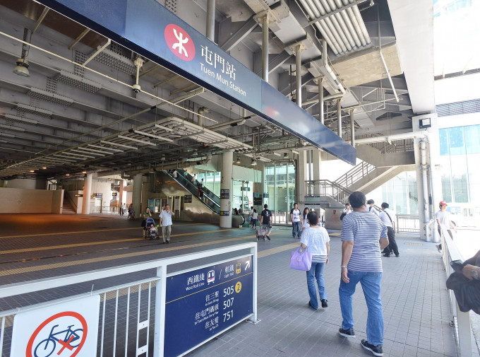屯门南延线将由现时的西铁屯门站伸延。资料图片