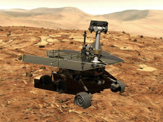 火星探測車機遇號失聯，美國太空總署正式宣布其死亡。（資料圖片）