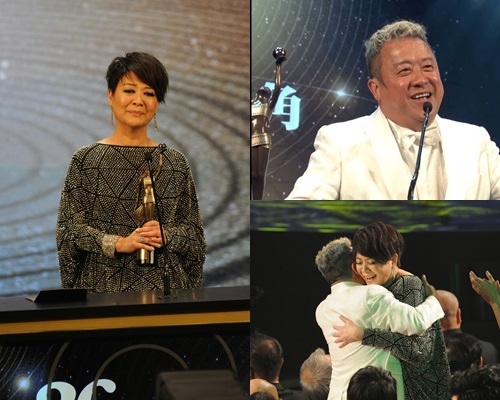 金燕玲与曾志伟双双凭《一念无明》夺最佳男女配角。