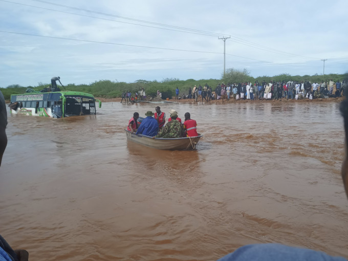 肯亞暴雨引發洪水至少 13人死亡。美聯社