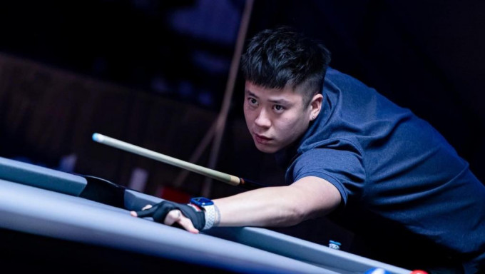 卢浩琛在美式大师赛击败世界冠军打入8强。 香港桌球总会图片