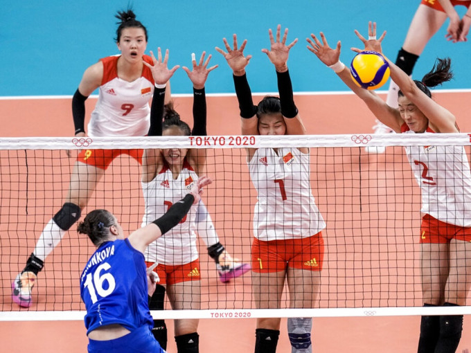 中國女排早前在小組賽錄得三連敗。AP資料圖片