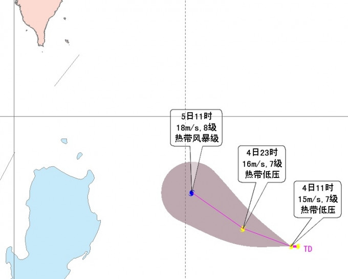 中央气象台预测路径