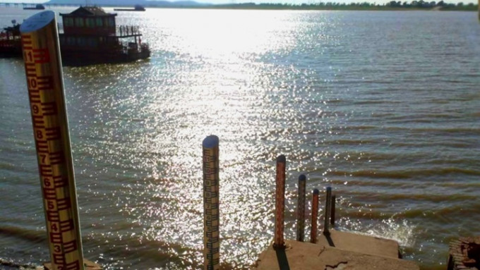 江西鄱陽湖水位見歷史罕見低位。網上圖片