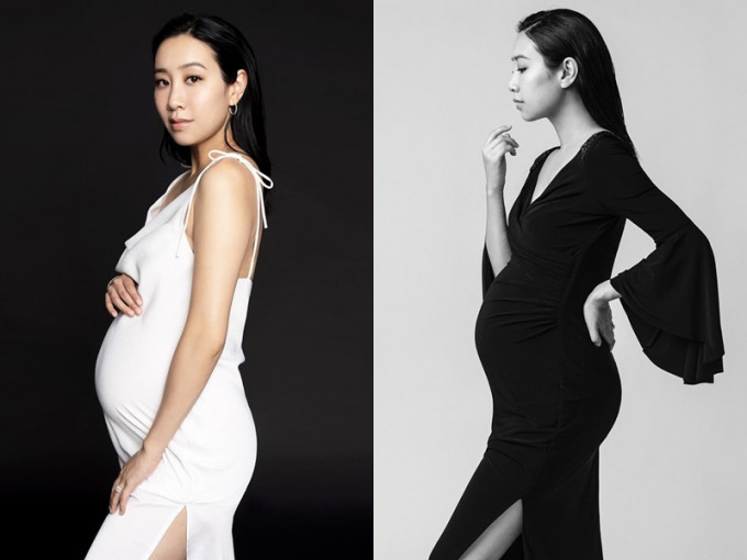 今年4月宣布再度怀孕的吴雨霏上载了两张孕照，并分享怀孕感受。 吴雨霏IG
