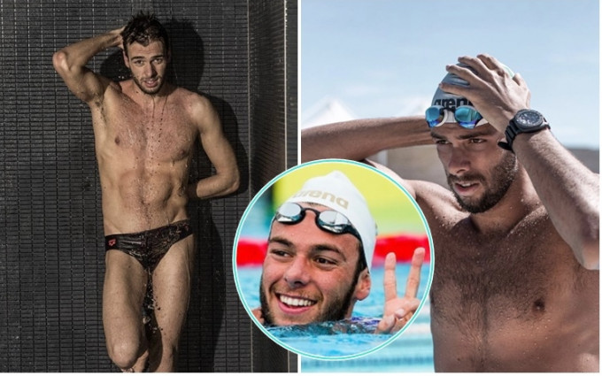 意大利游泳名將 Gregorio Paltrinieri，被封為運動男神。