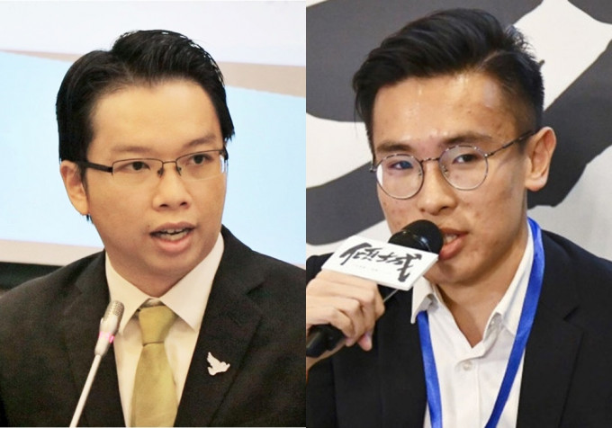 吳兆康(左)和梁晃維(右)。資料圖片