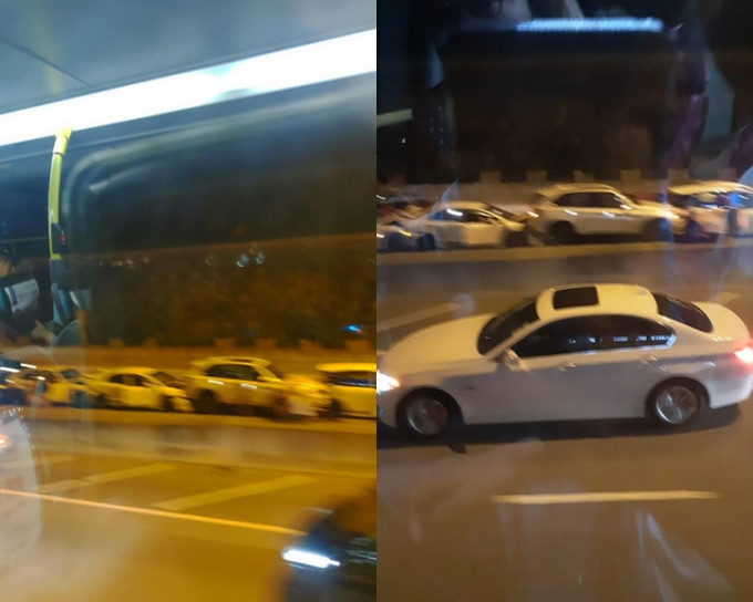 屯门公路先后发生交通意外。香港突发事故报料区fb群组图片