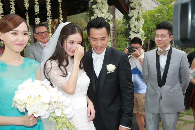 杨幂及刘恺威2014年1月结婚。资料图片