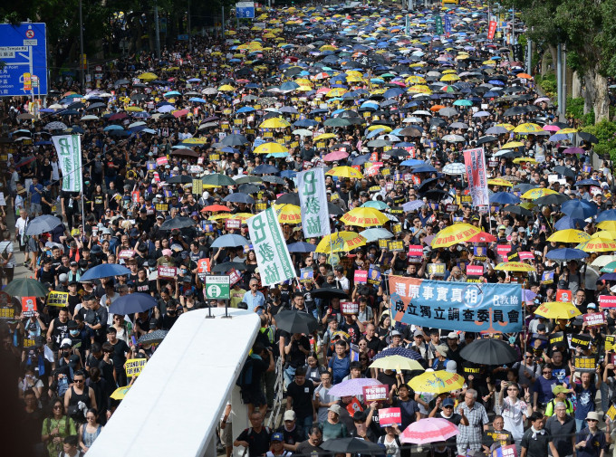民阵在上月21日曾举行游行。资料图片