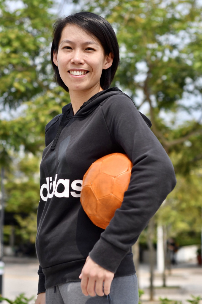 陈婉婷正在内地发展足球事业。资料图片