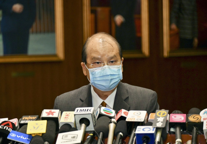 政务司司长张建宗表示市民对于事件的担心》资料图片