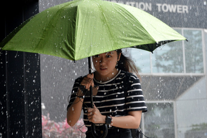 天文台指短期内香港广泛地区可能受大雨影响。资料图片