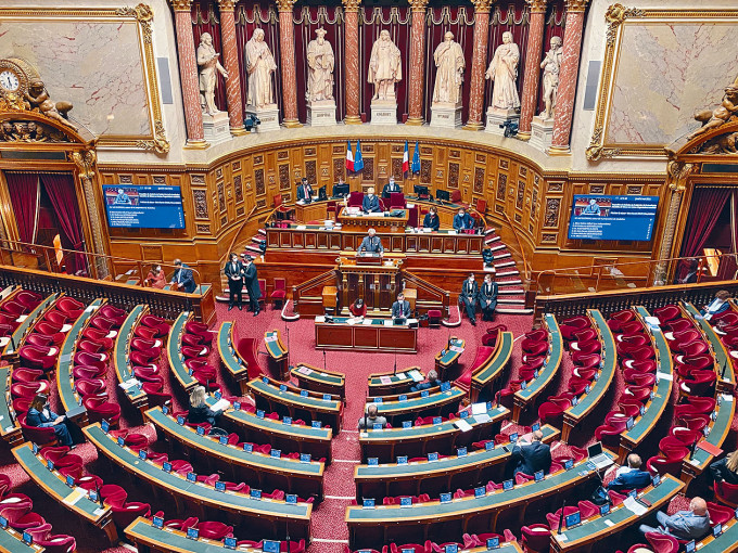 ■法國參議院表決通過挺台議案。