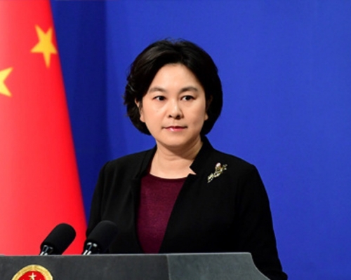 挪威指責竊取機密威脅安全，外交部發言人華春瑩稱別無端扣帽子抺黑中國。資料圖片
