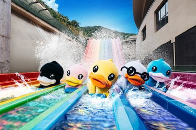搞鬼調皮的B.Duck和一班友好，將會在12月18日游到海洋公園水上樂園。
