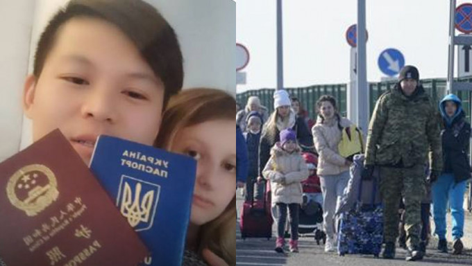 在乌中国留学生可带乌克兰籍配偶回国。网上图片