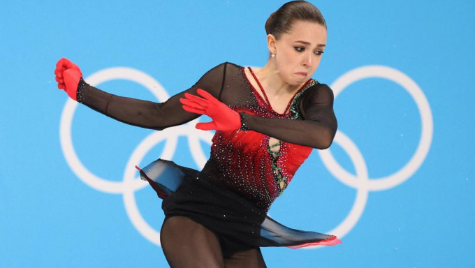 面對封殺令，俄羅斯選手瓦利耶娃考慮轉籍繼續參賽。 Reuters