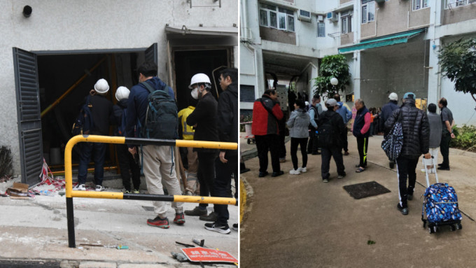 柴湾电表房爆炸｜大厦停水电逾一日 街坊脚痛归家难：你估我唔想返屋企咩