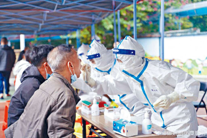■东莞昨日开始进行全市核酸检测。　