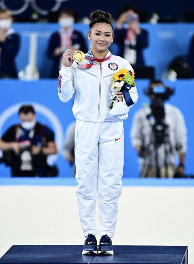 李苏妮以总成绩57.433分称霸体操女子个人全能决赛。网上图片