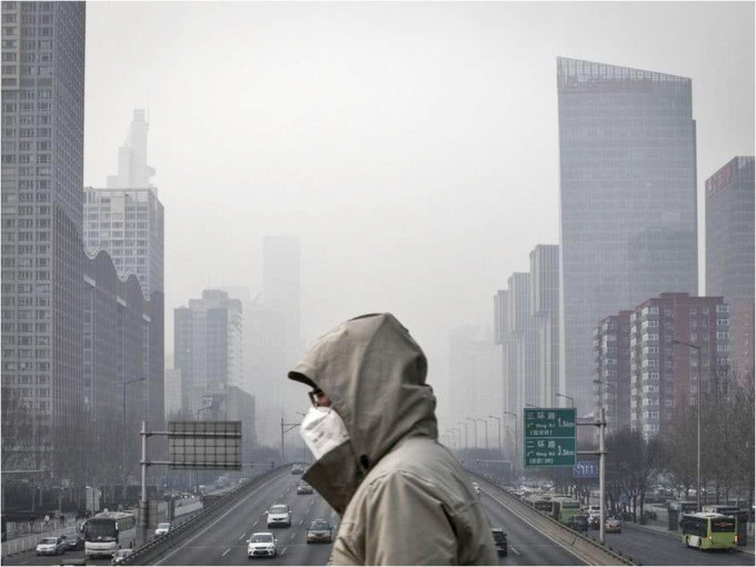 内地多地出现严重的空气污染问题。网图