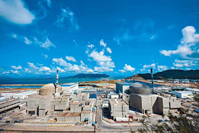 台山核電站。 資料圖片