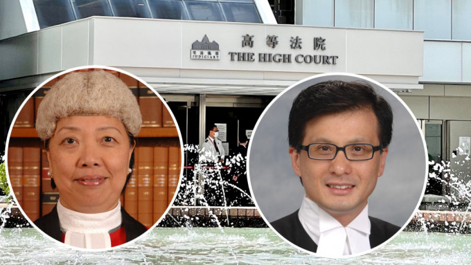 法官張慧玲(左)判詞指裁判官杜浩成(右)處理方法對被告不公平。