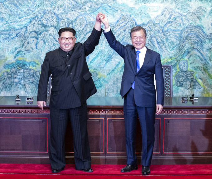南韩高达8成民众信任金正恩。AP图片
