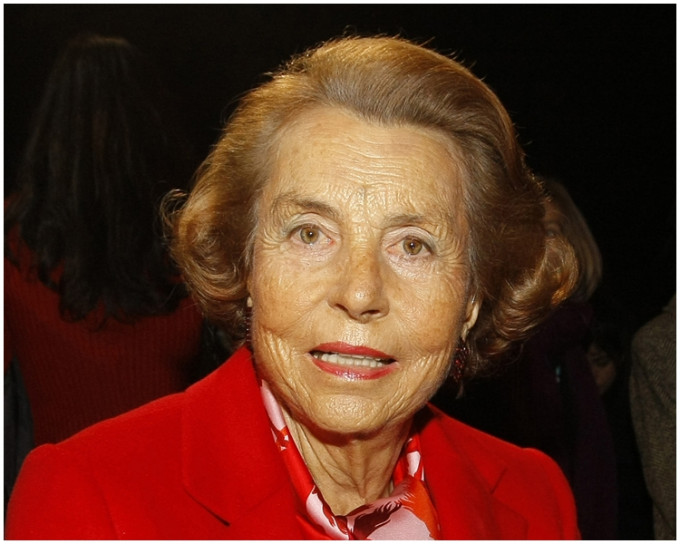 貝當古（Liliane Bettencourt）周三晚在巴黎寓所逝世。AP圖片