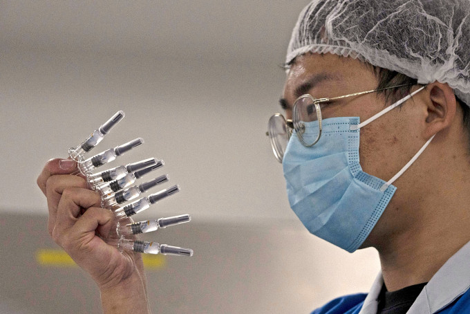 世衛指中國是重要的疫苗潛在供應方。AP