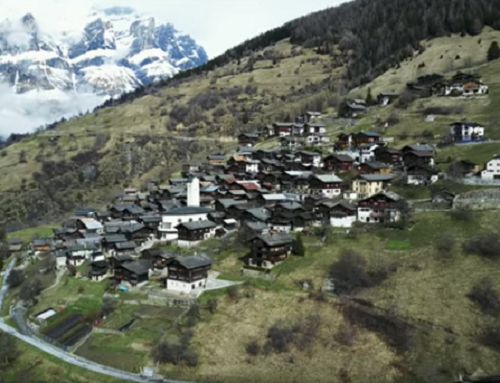 瑞士小鎮阿爾賓恩人口稀少。 網上圖片