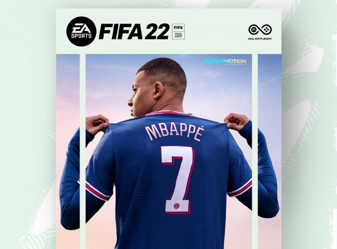 麦巴比成为《FIFA 22》封面人物。 EA SPORTS官方图片